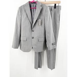 Kenneth Cole Reaction Suit Boys Size 10R 2-Piece NWT Techni-Cole Wedding Formal